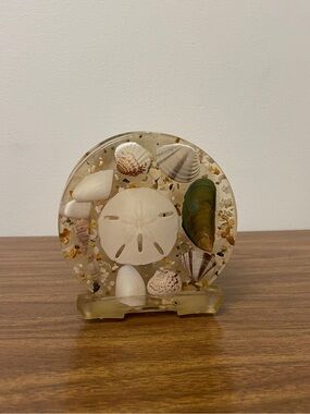 Vintage Lucite Coastal Beach Napkin Holder